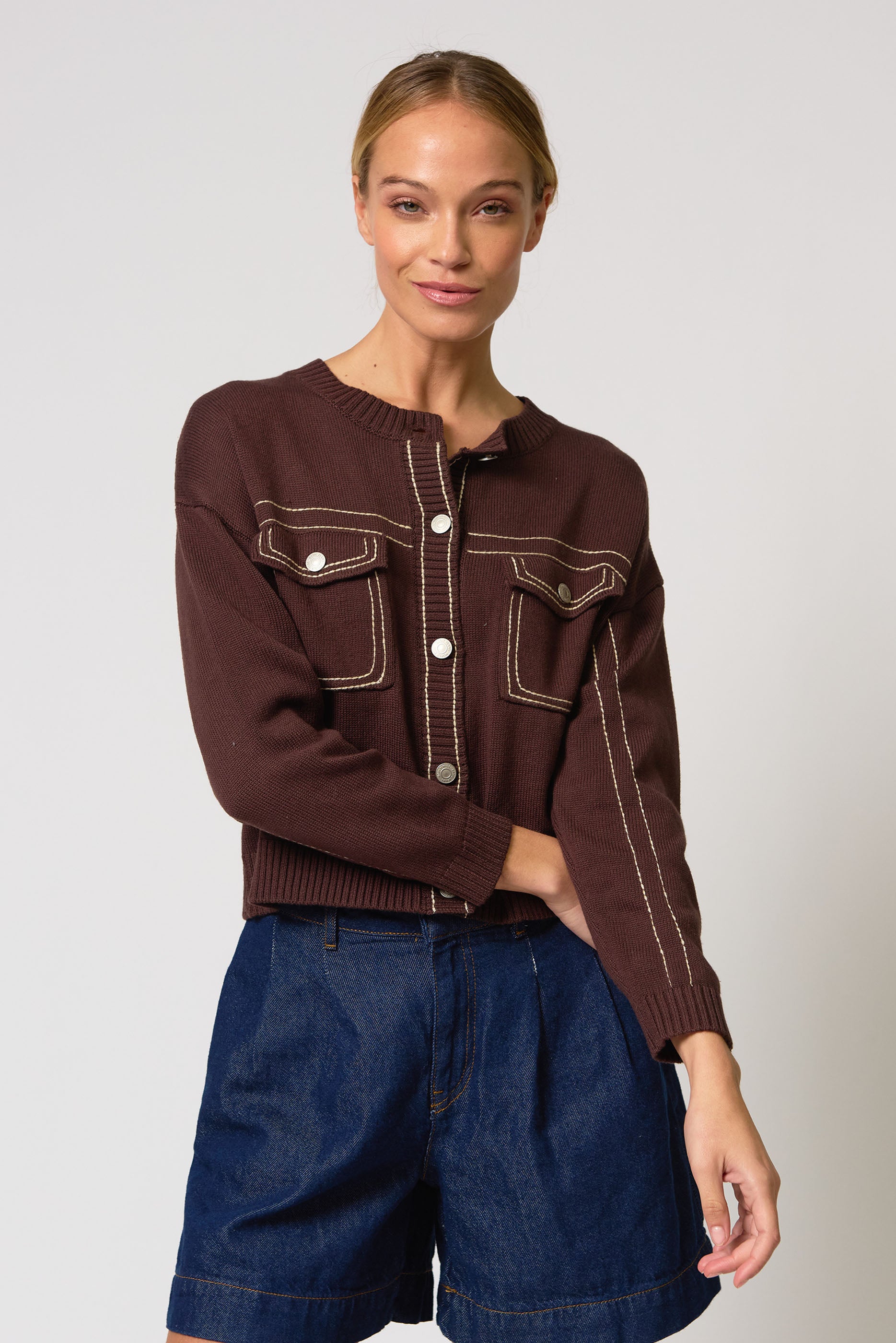 Dean Topstitch Sweater