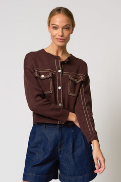 Dean Topstitch Sweater