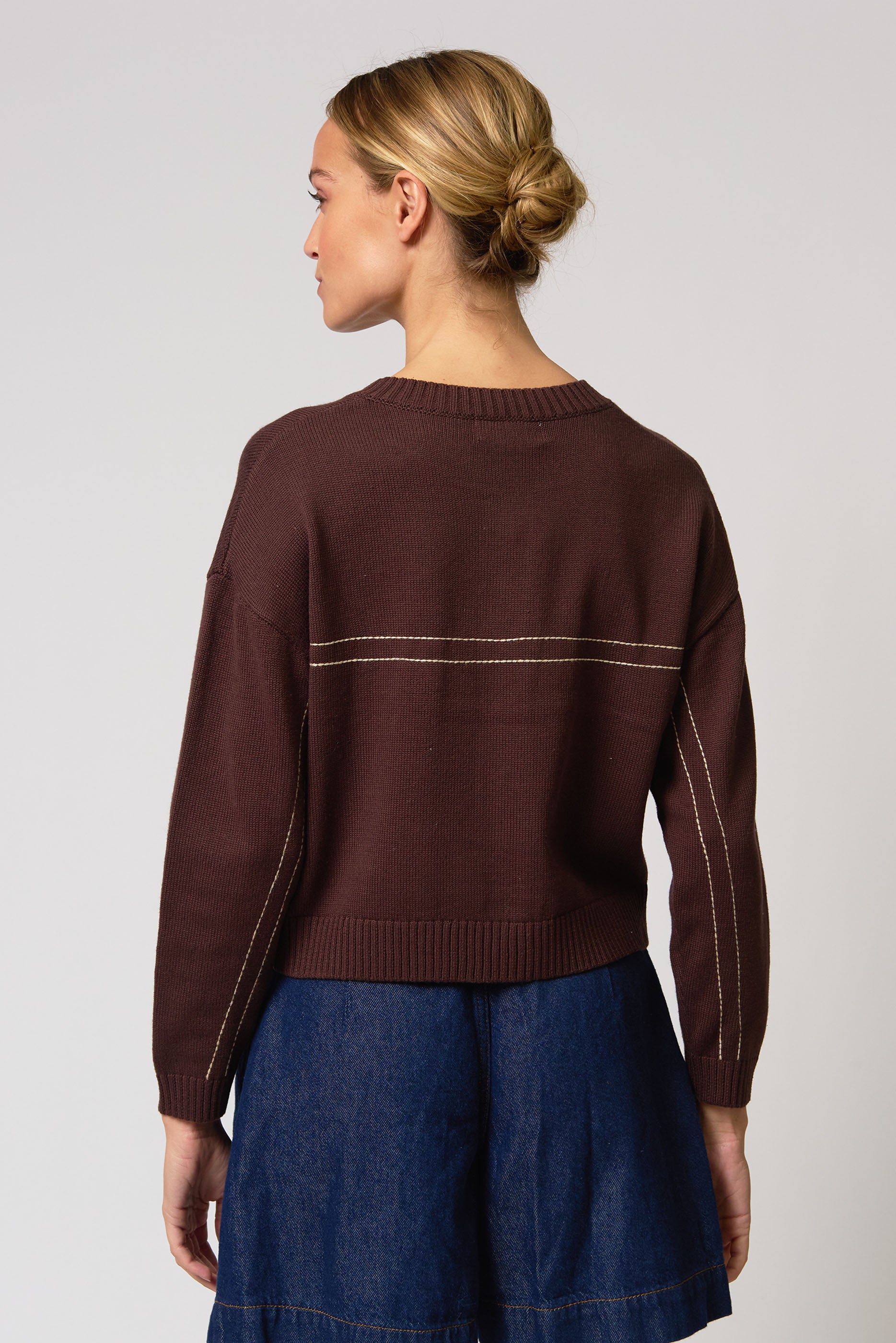 Dean Topstitch Sweater