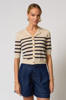 Marlon Striped Sheer Cardigan