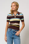 Marlon Pique Stripe Polo