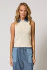 Marlon Denim Collar Shell