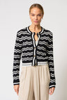 Francie Novelty Crochet Cardi