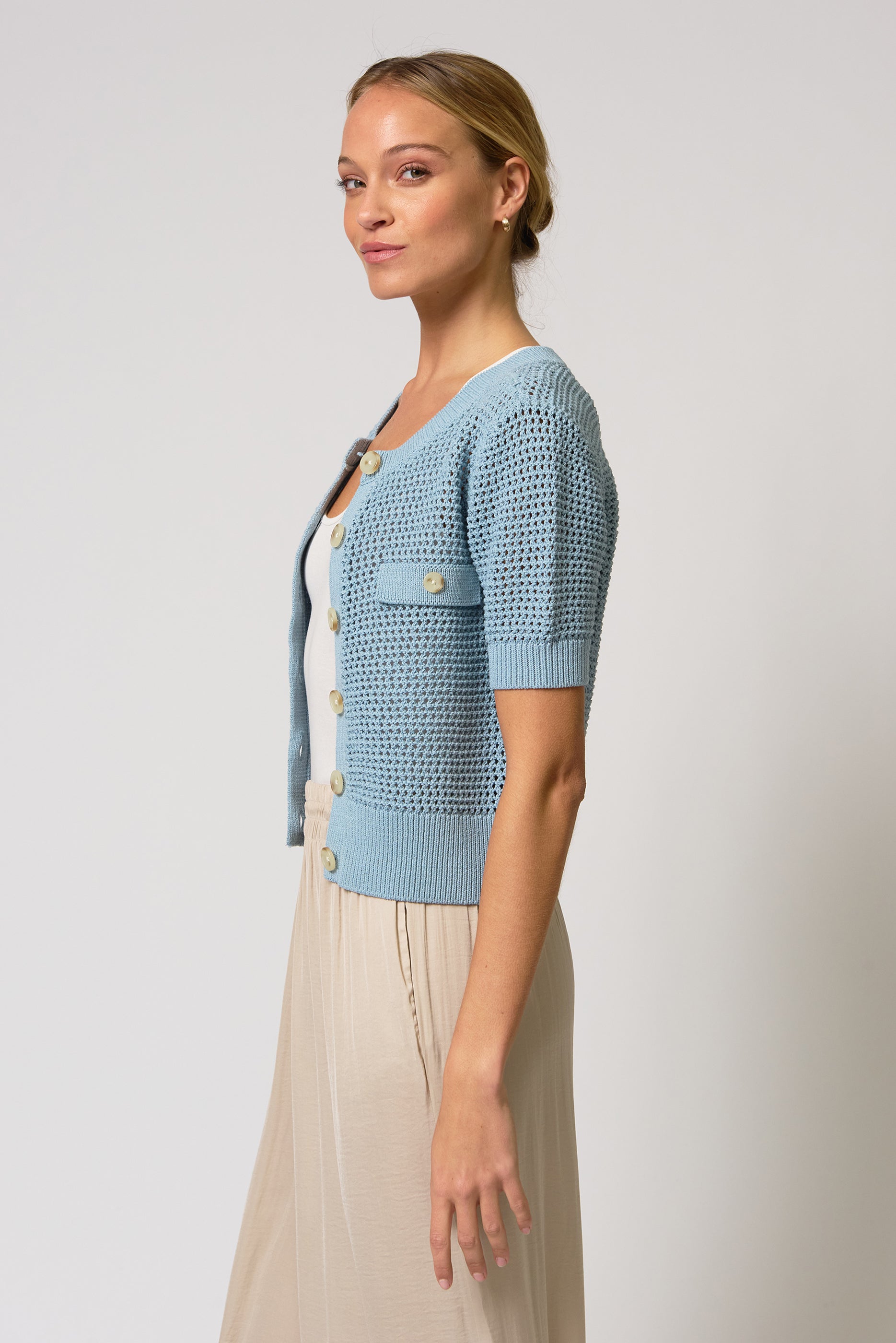 Iris Tape Yarn Cardi