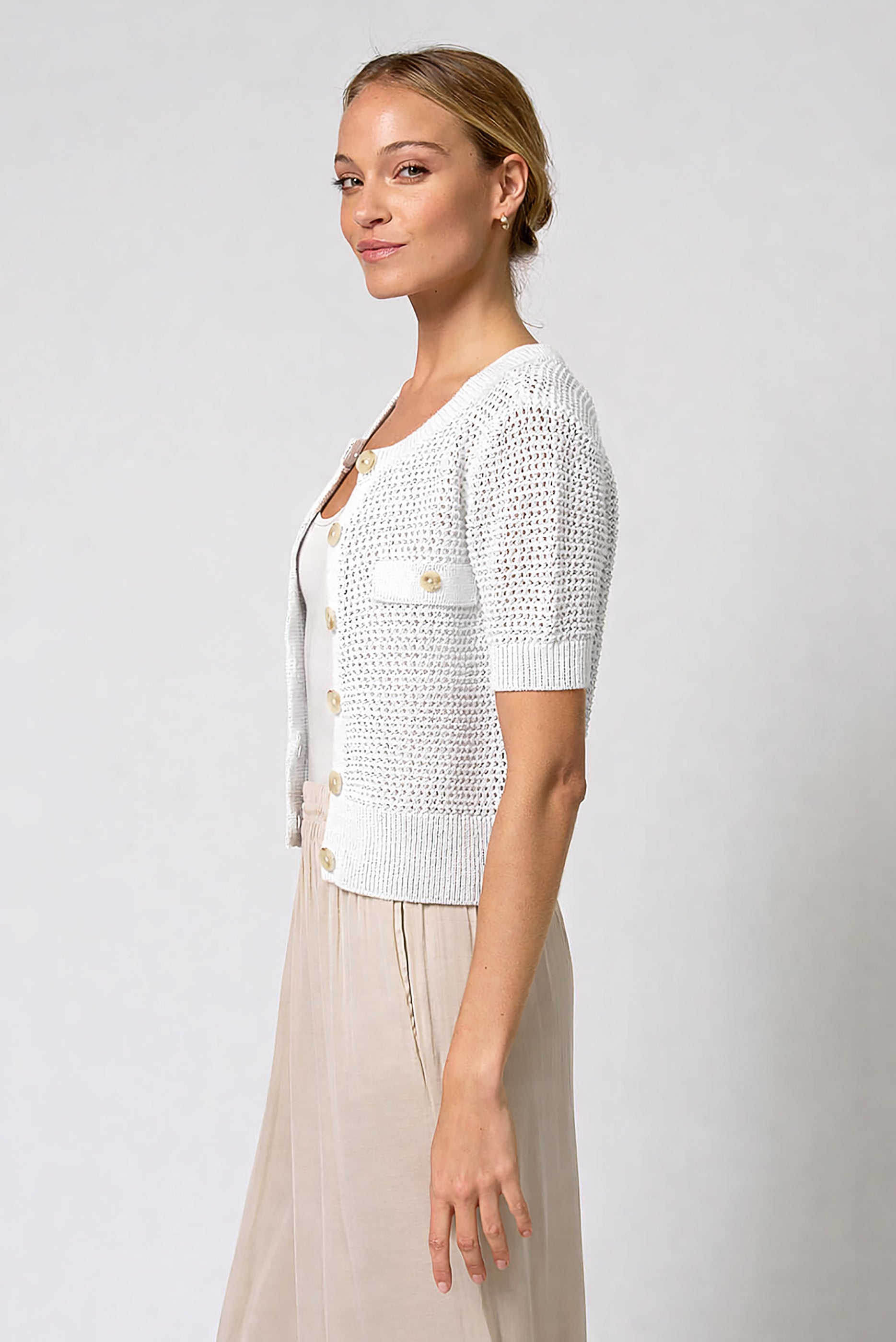 Iris Tape Yarn Cardi