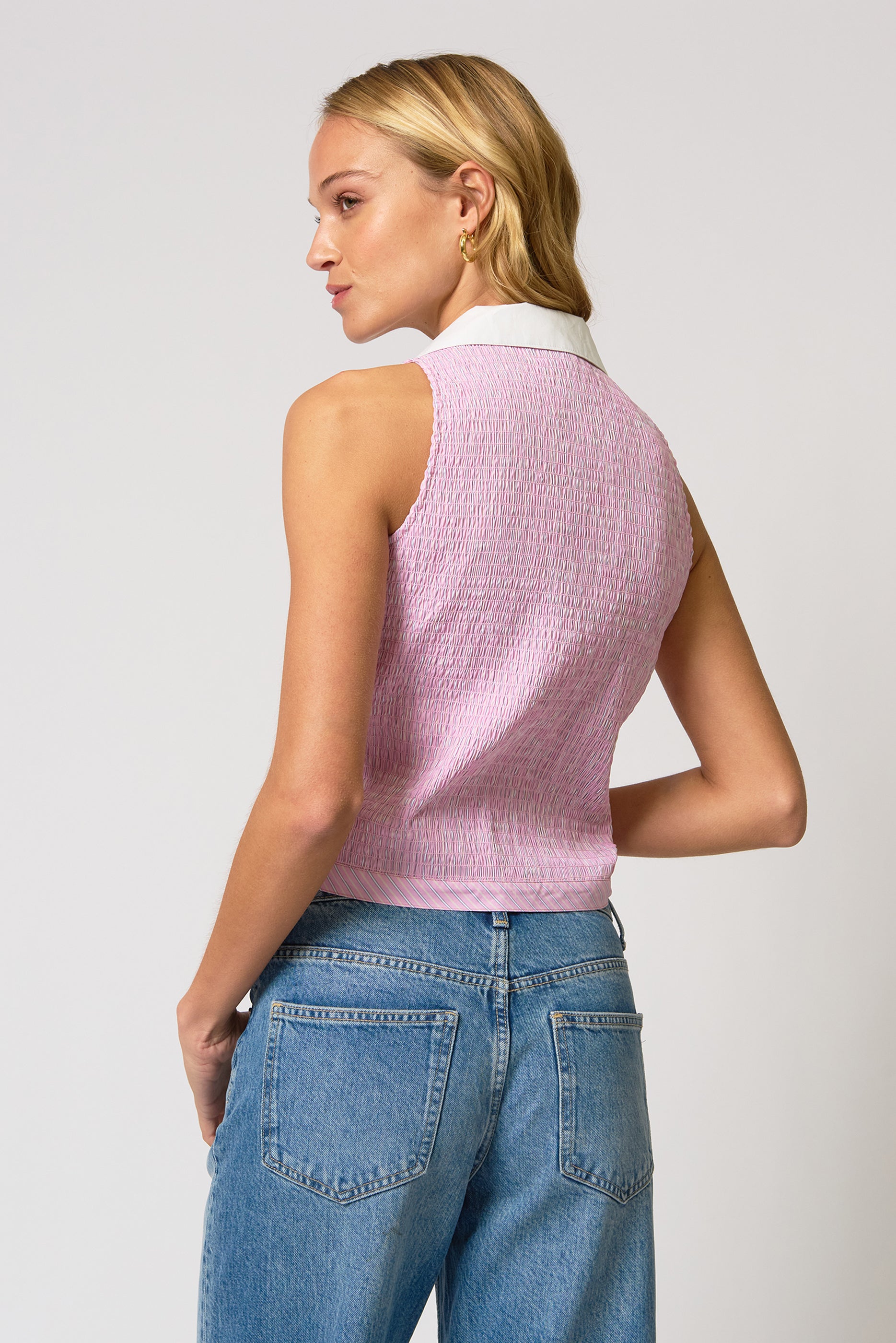 Ora Poplin Smocked Halter