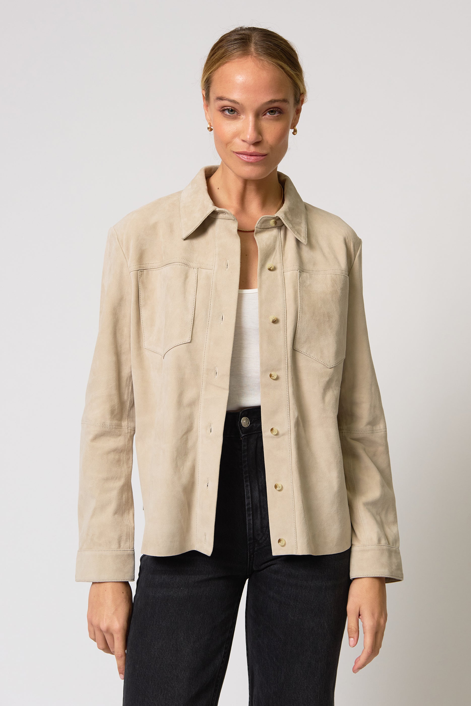 Rusty Suede Overshirt