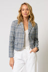 Paulie Plaid Blazer