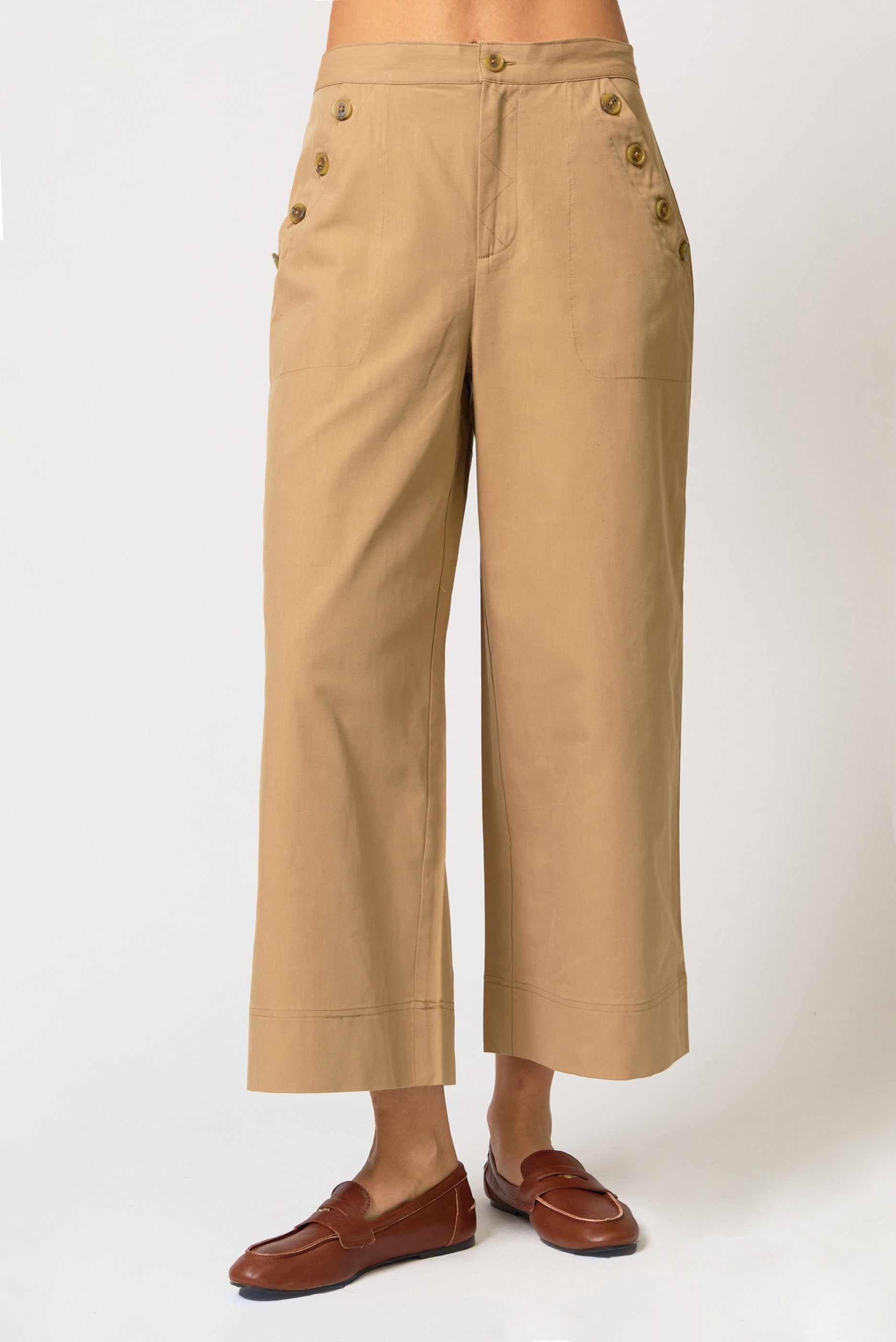 Dean Straight Leg Button Pant