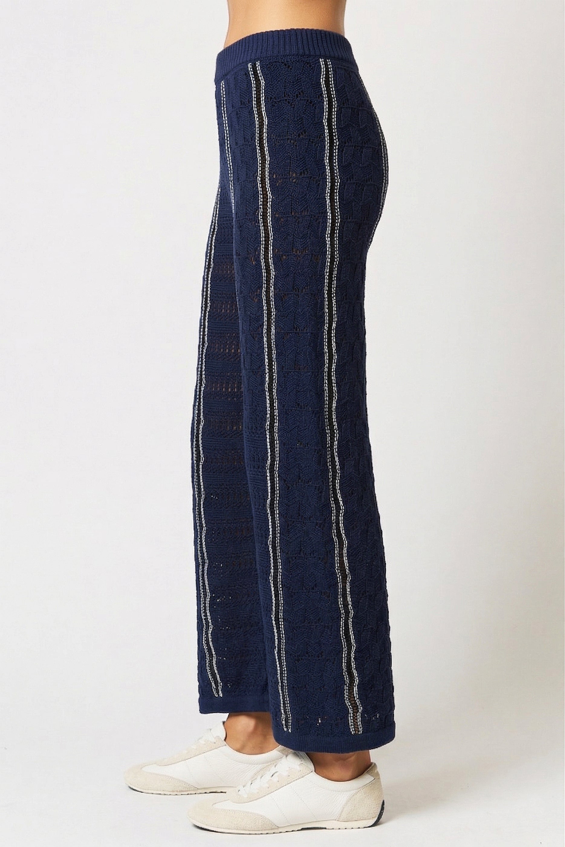 Amber Novelty Stitch Sweater Pants