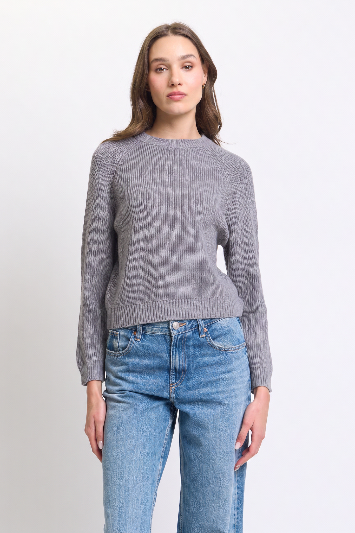 Dash Denim Collar Pullover