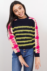 Rosie Mixed Jacquard Crewneck