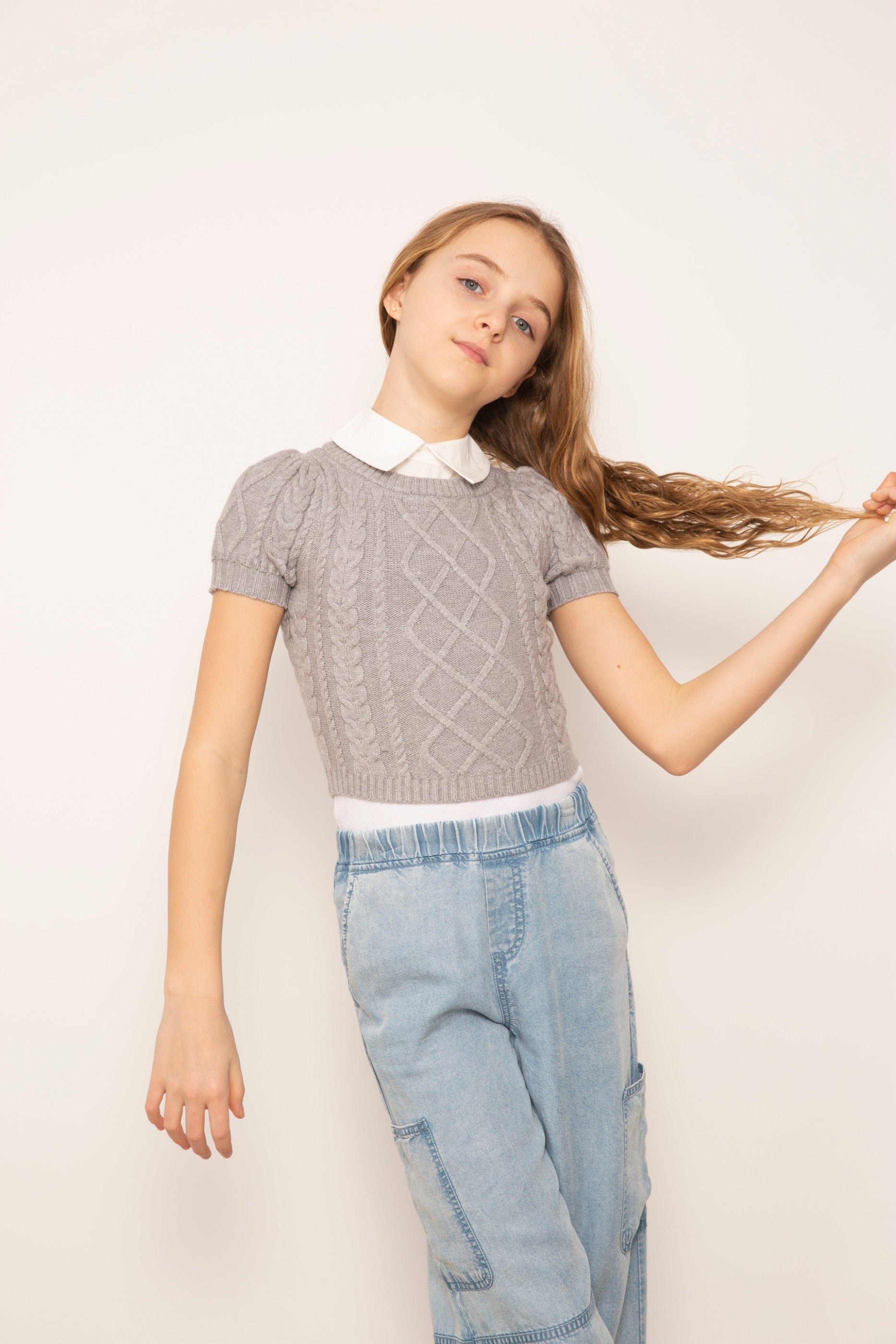 Tessa Poof Sleeve Polo