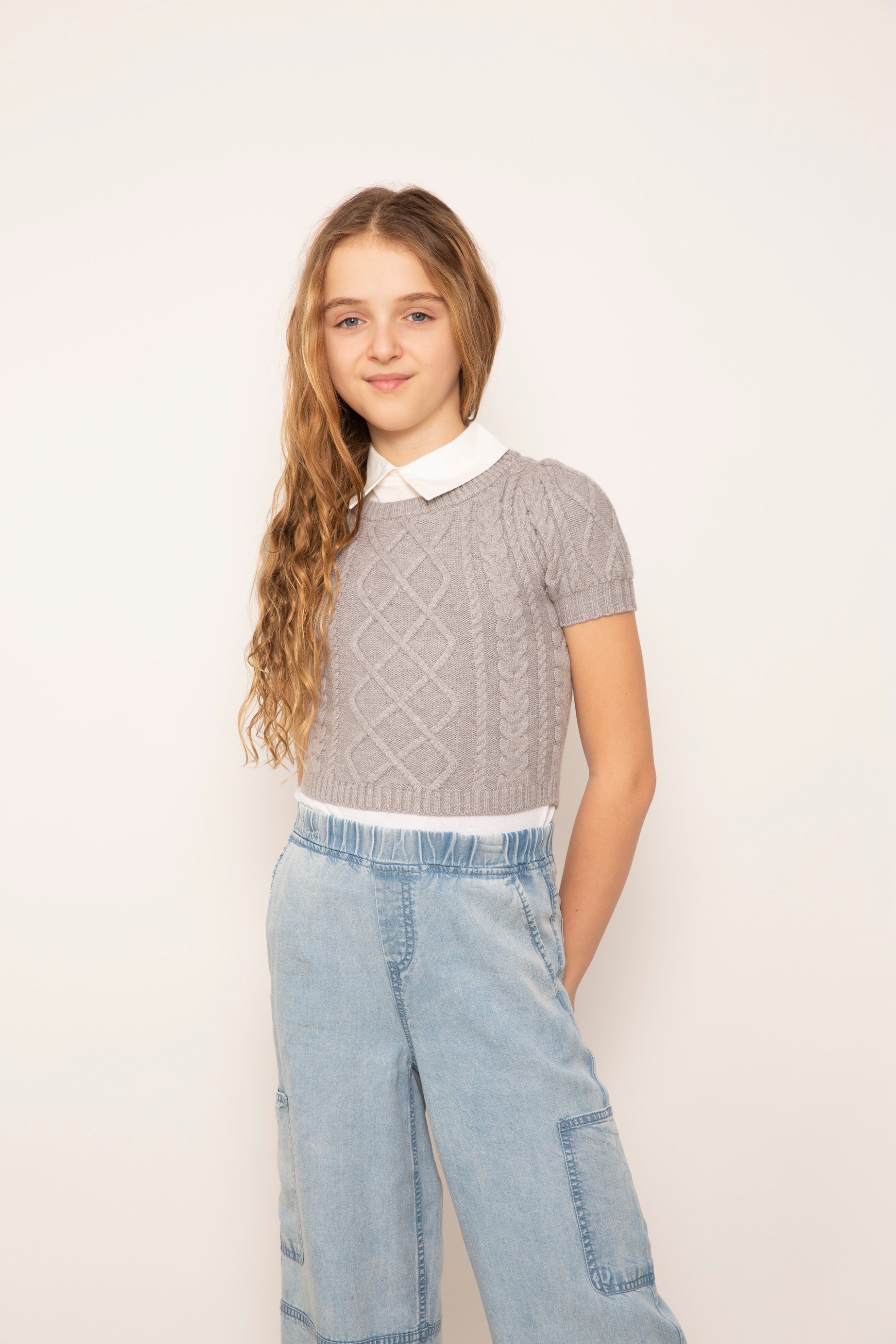 Tessa Poof Sleeve Polo