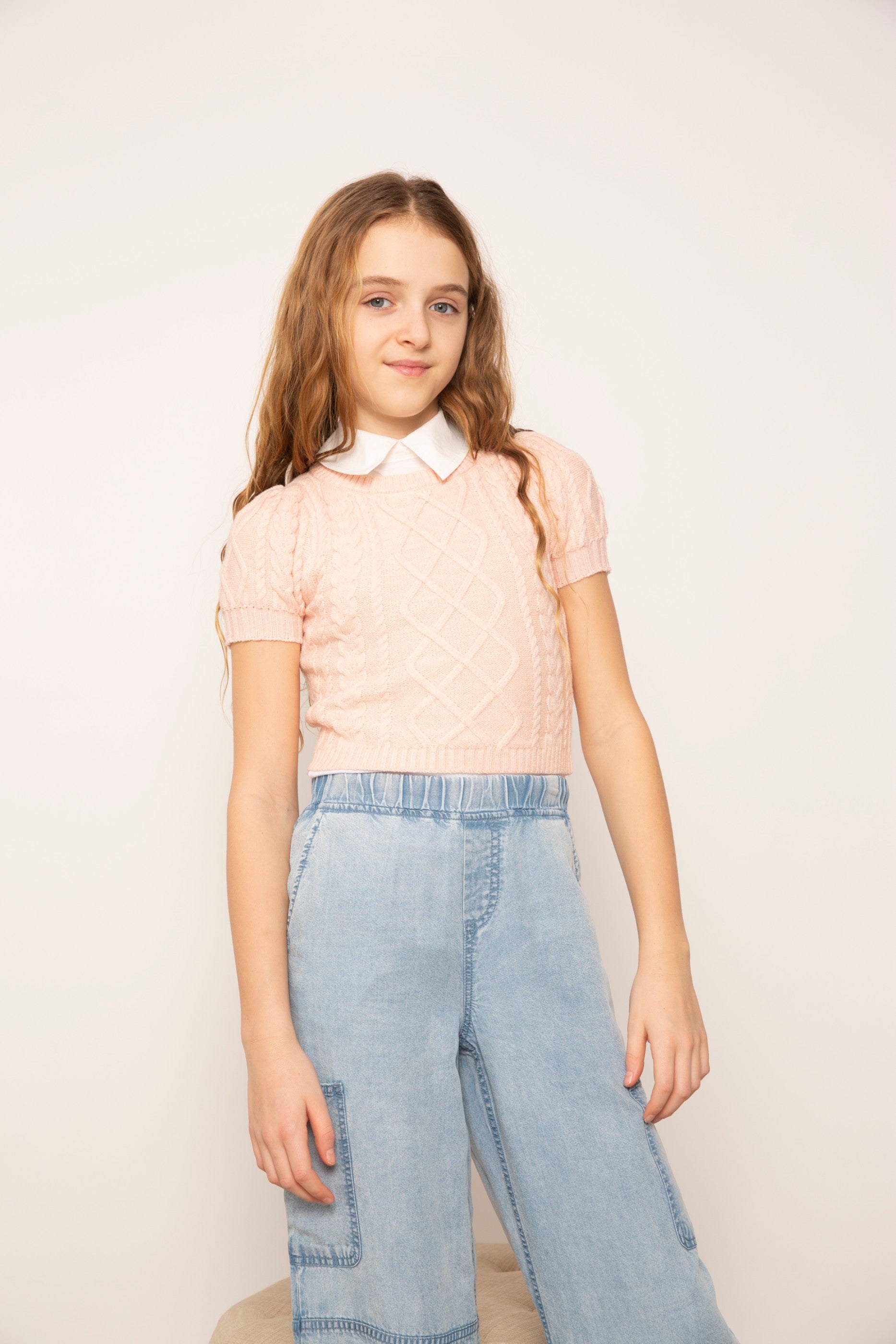 Tessa Poof Sleeve Polo