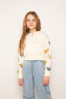 Janna Textured Hearts Hoodie