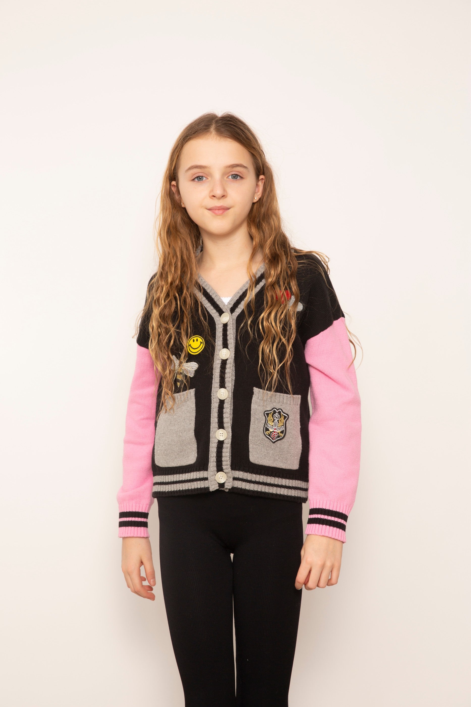 Iva Varsity Patch Cardigan
