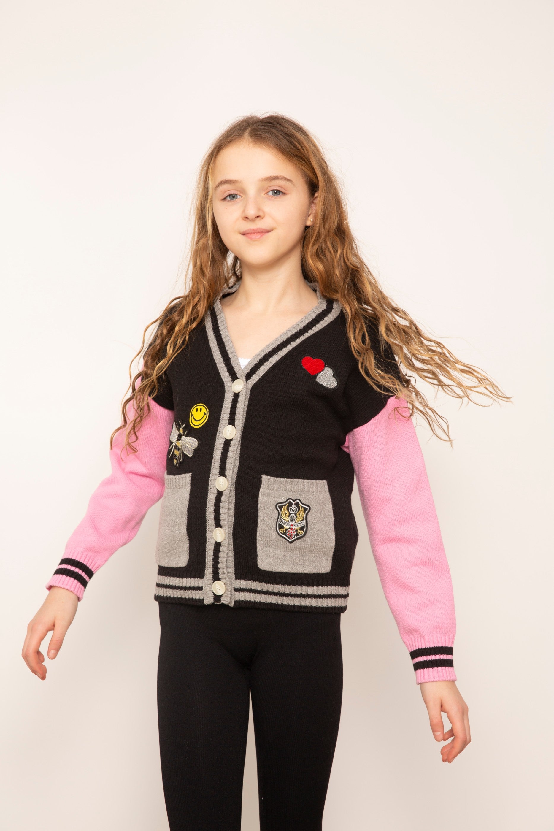 Iva Varsity Patch Cardigan
