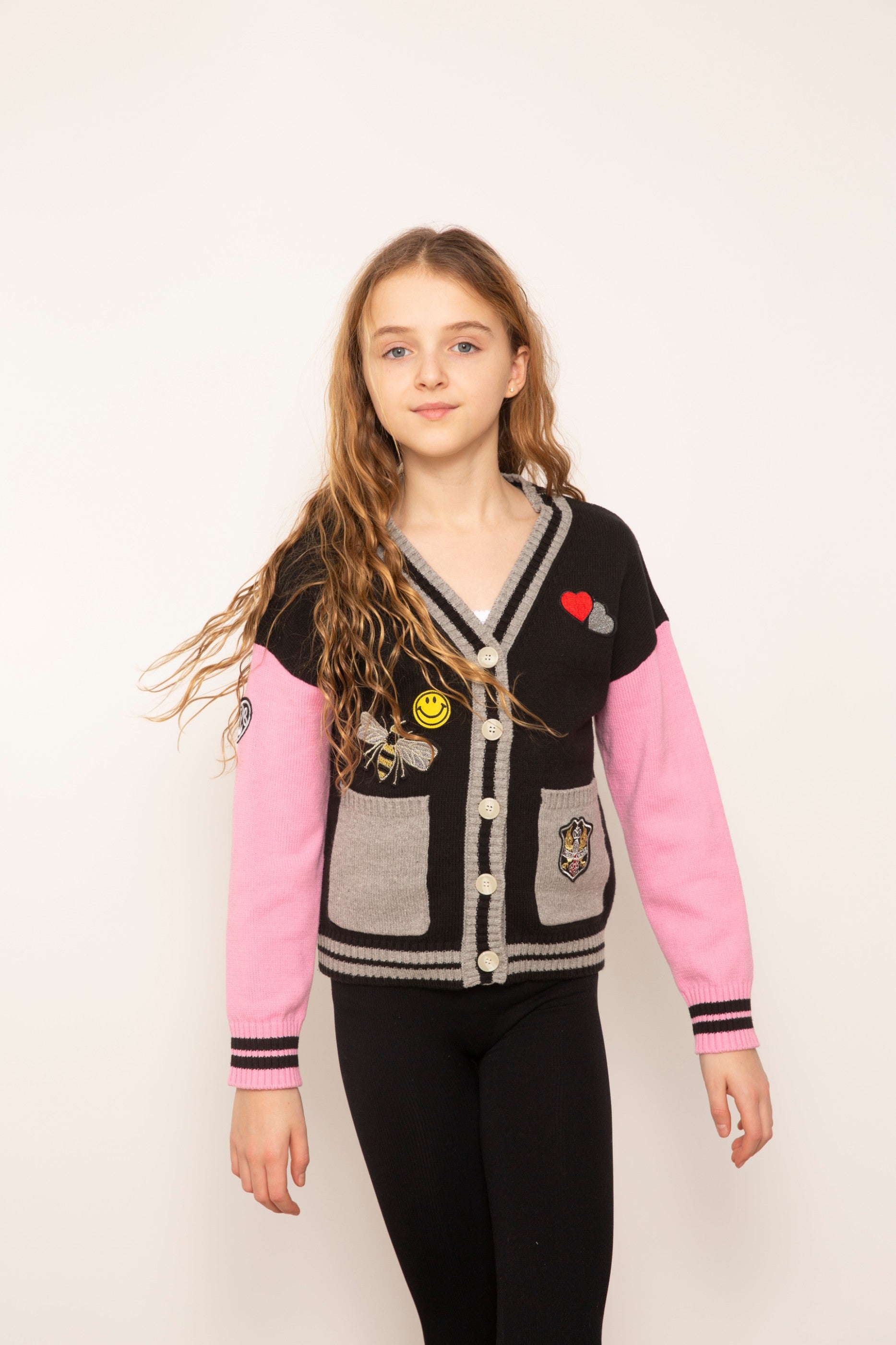 Iva Varsity Patch Cardigan