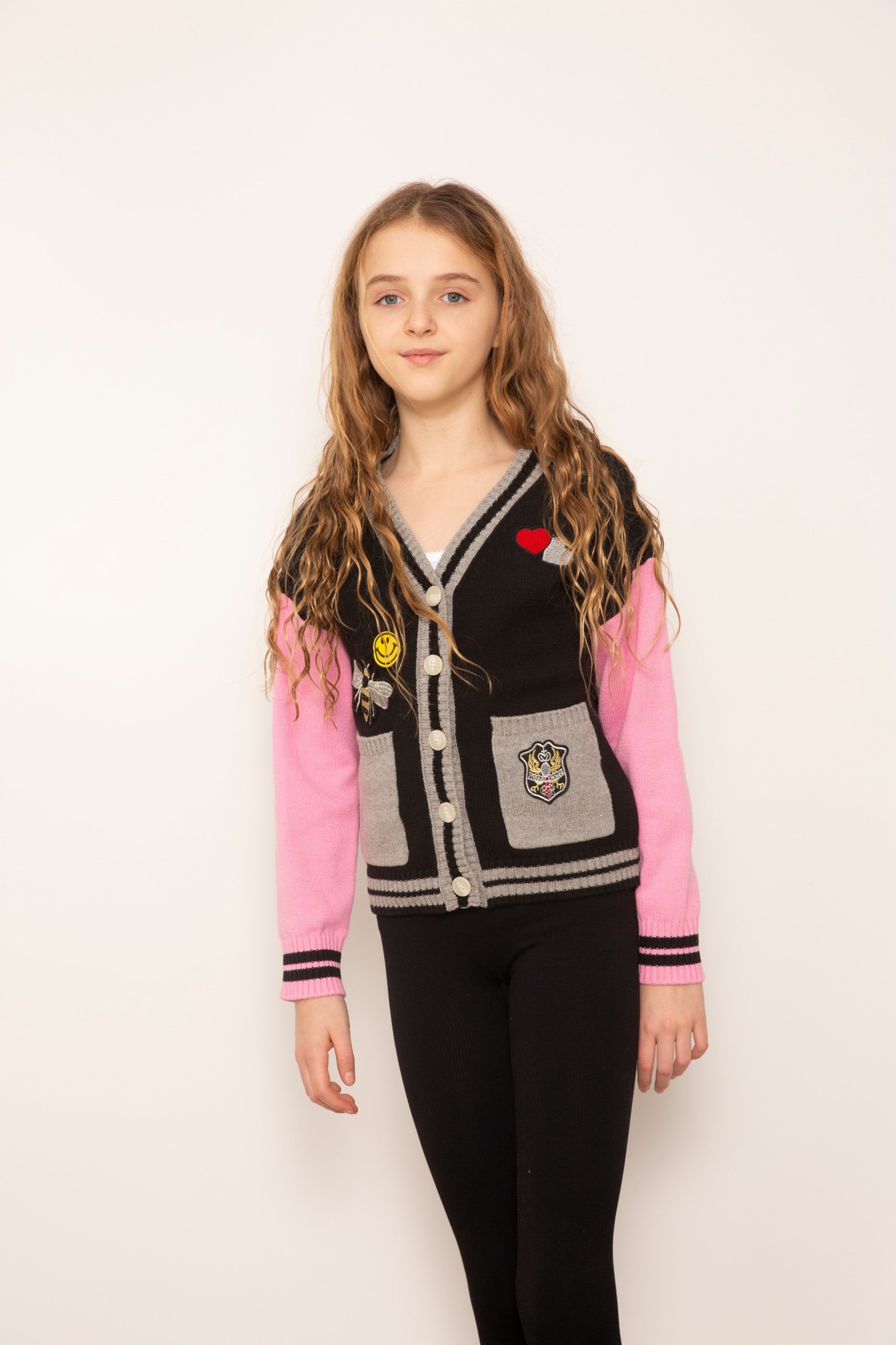 Iva Varsity Patch Cardigan