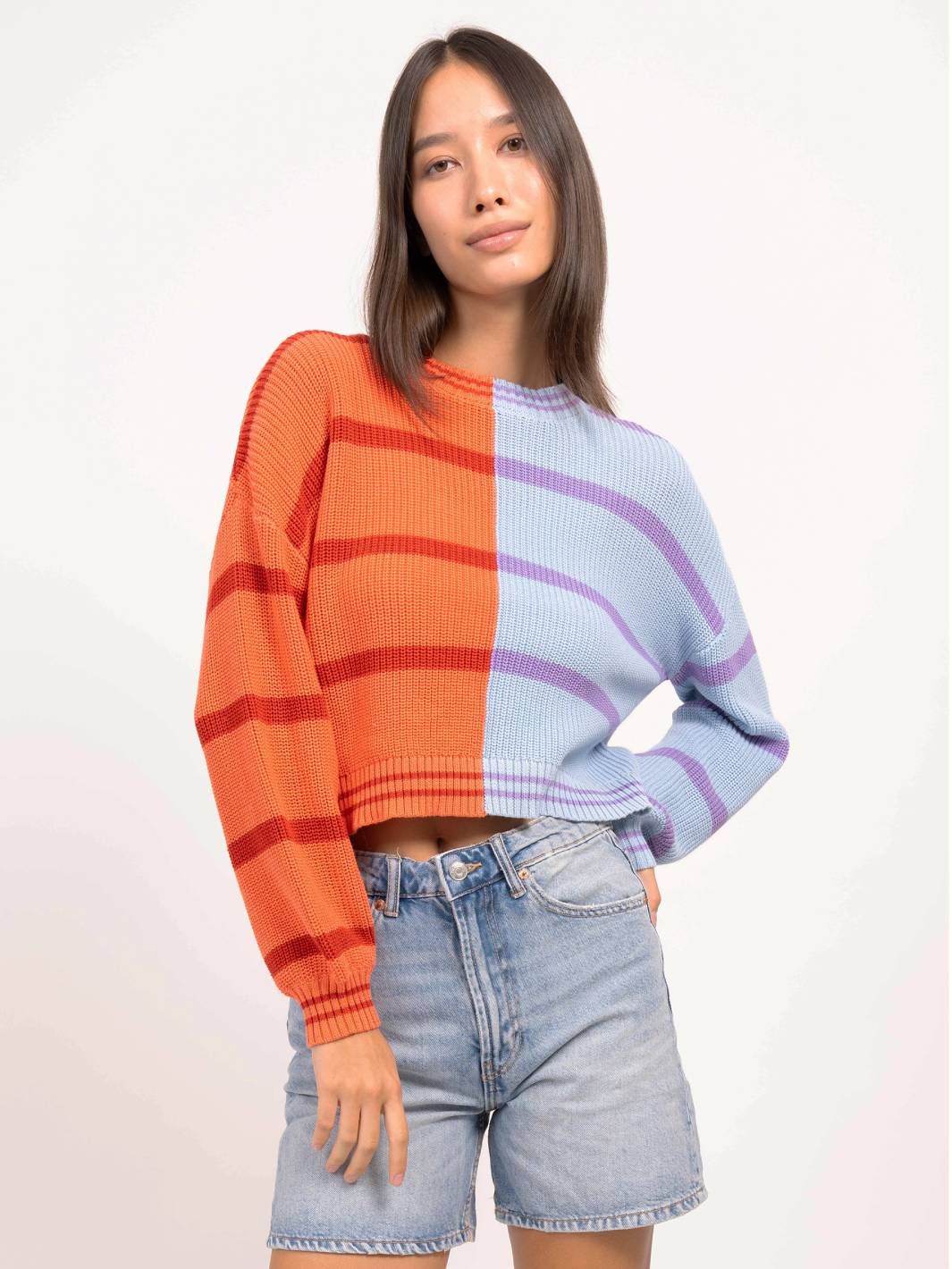 Carson Colorblock Stripe Sweater