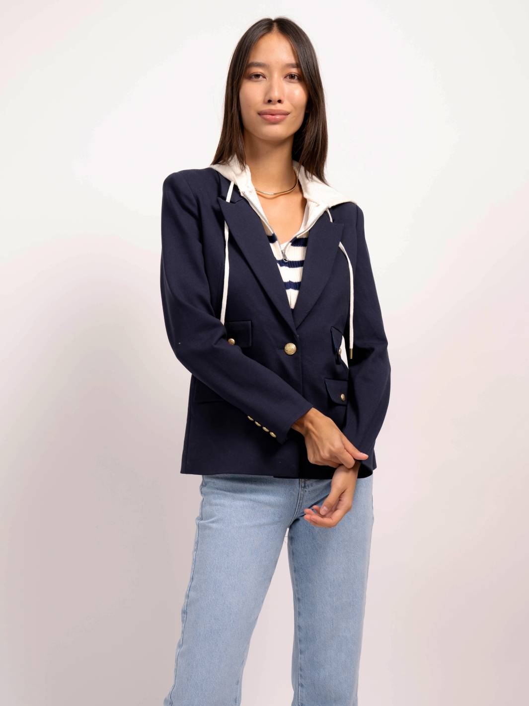 Dawson Nautical Stripe Dickie Blazer