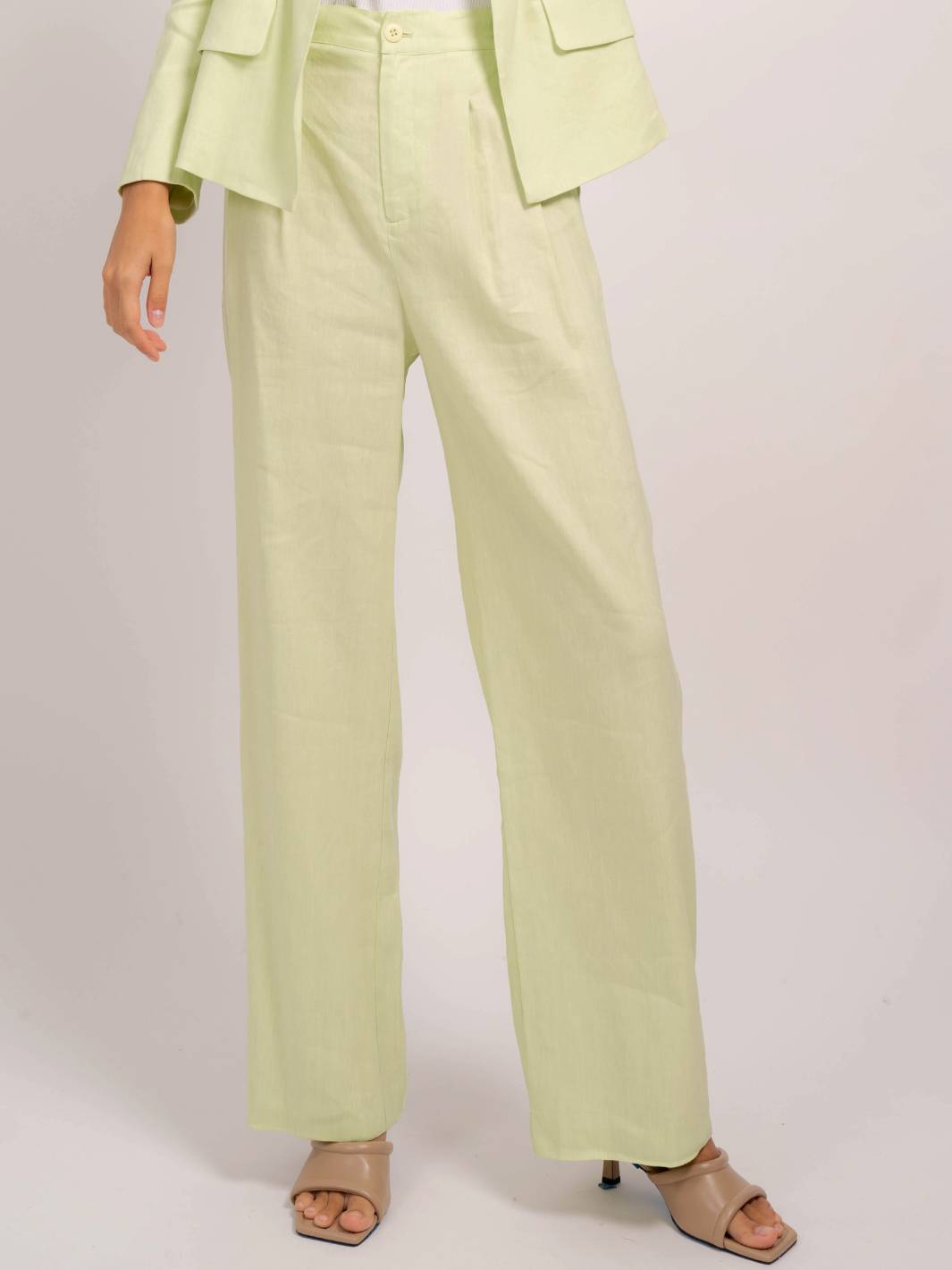 Niall Linen Wide Leg Pants