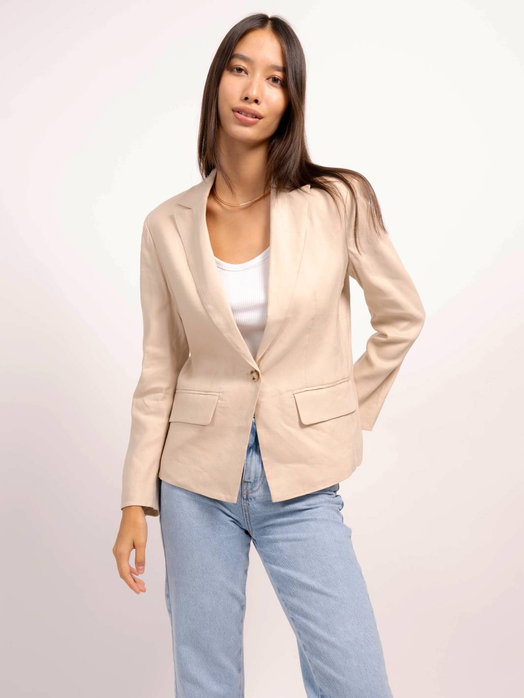 Niall Linen Classic Blazer