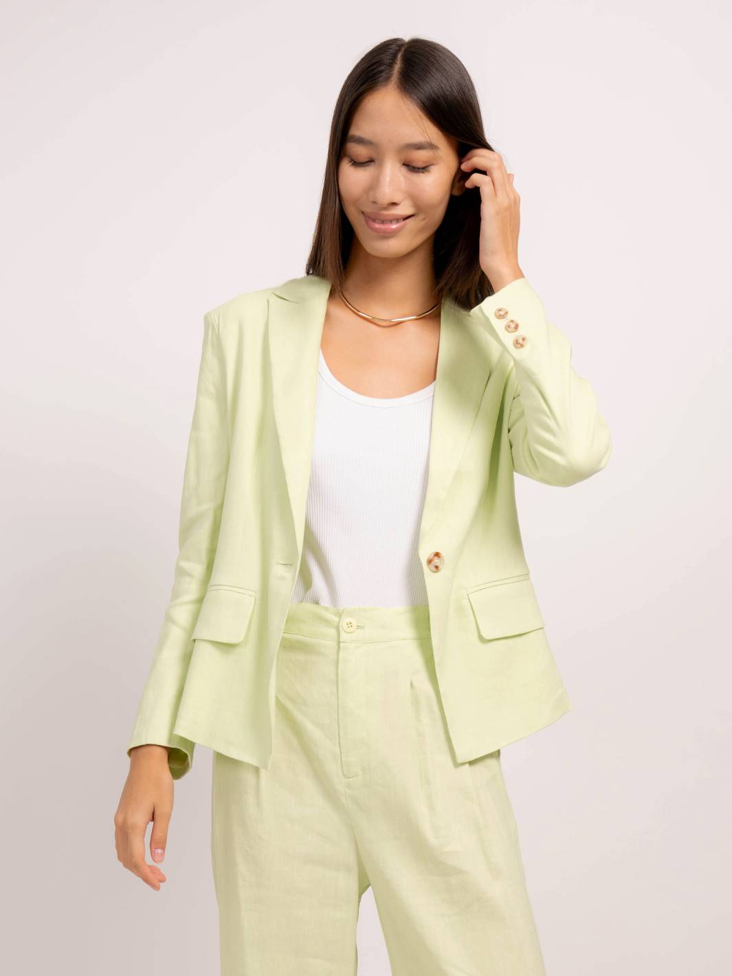 Niall Linen Classic Blazer