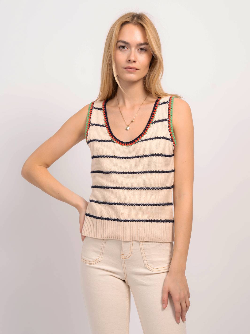 July Crochet Tank