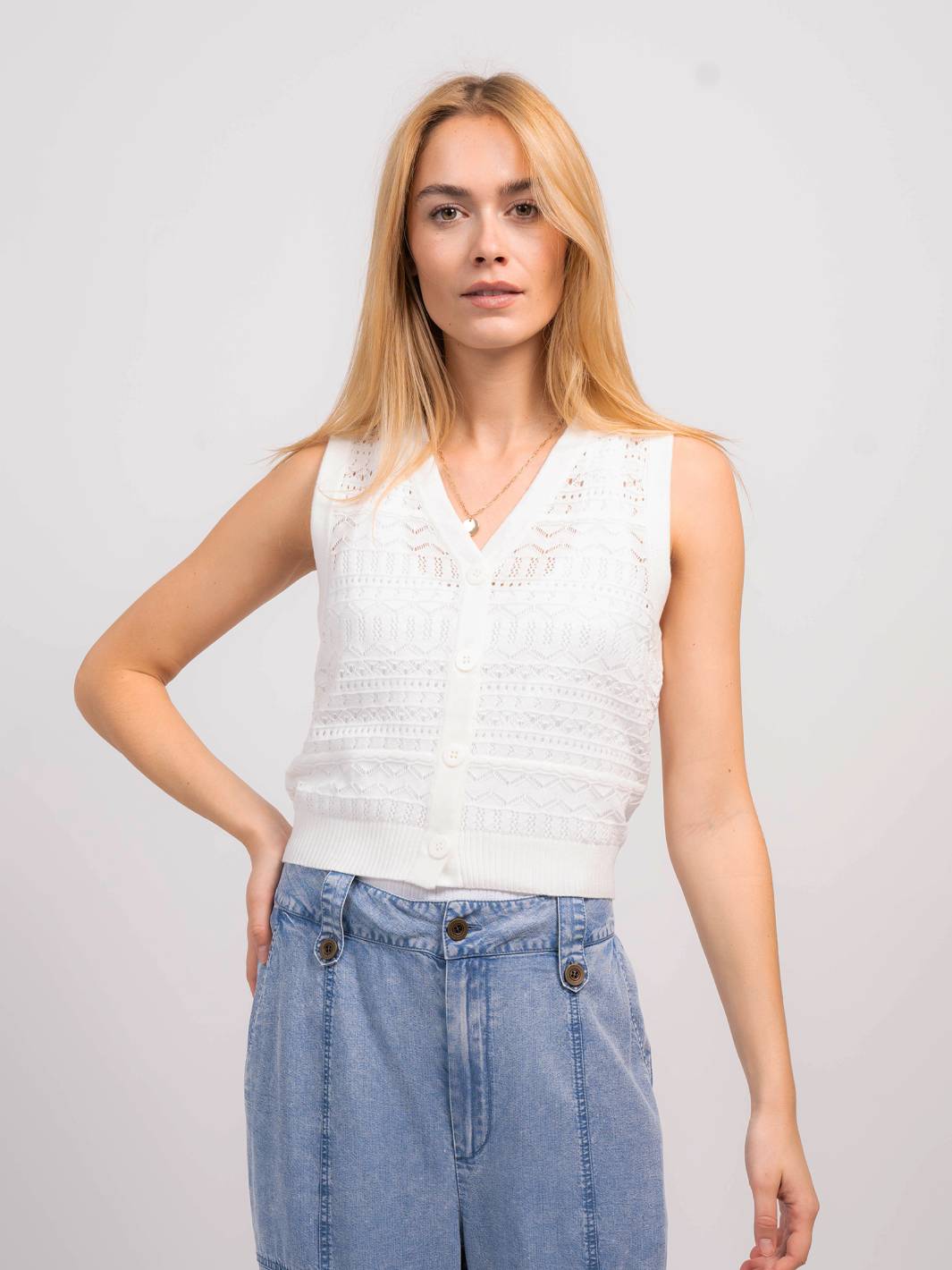 Margo Button Up Tank