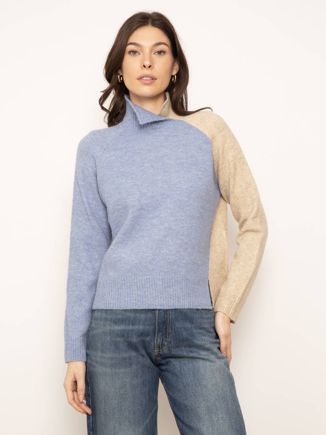 Deacon Split Neck Sweater