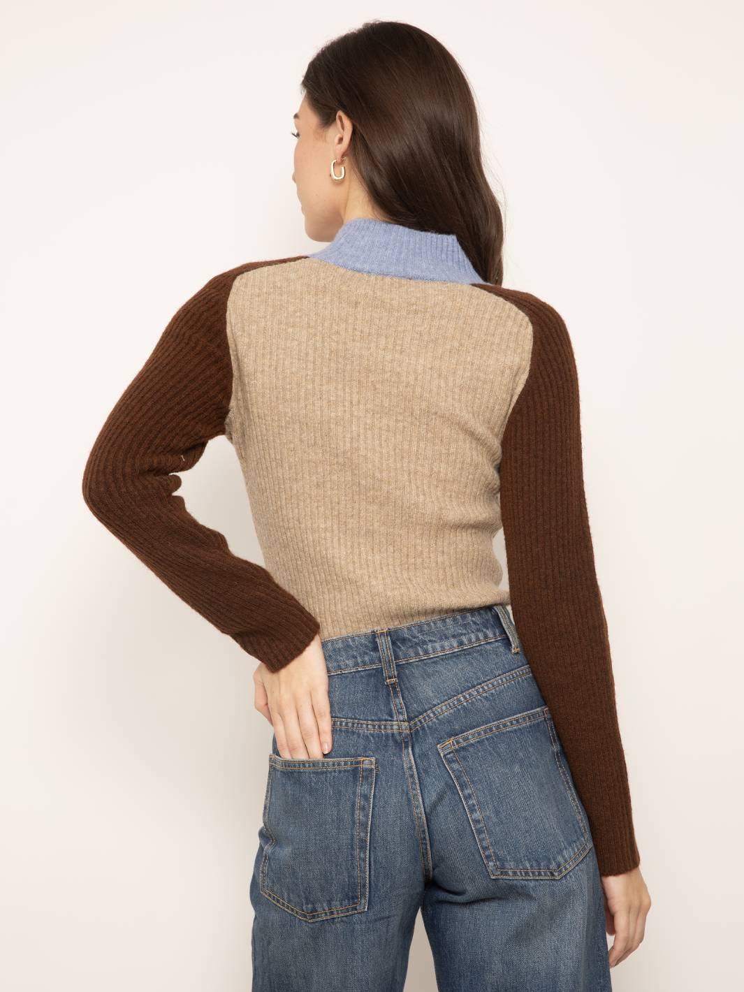 Deacon Tuck Neck Cable Sweater