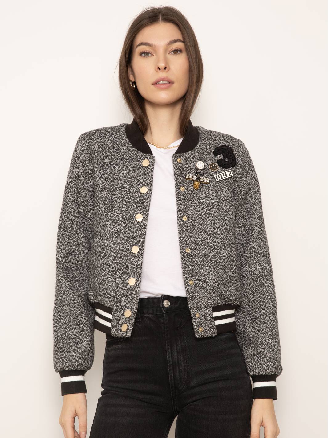 Miley Plaid Bomber