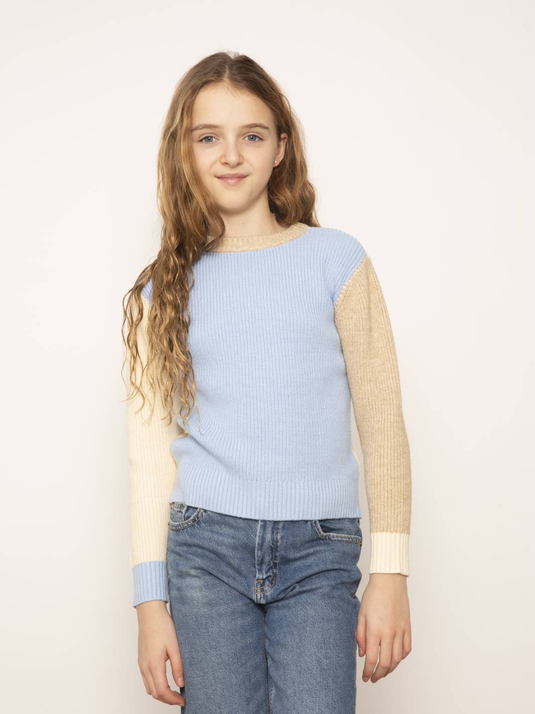 Mallory Crewneck Whipstitch Sweater