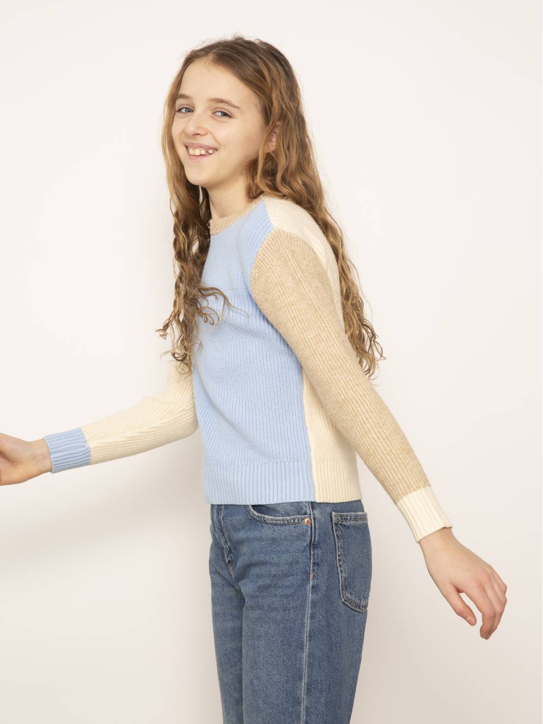 Mallory Crewneck Whipstitch Sweater