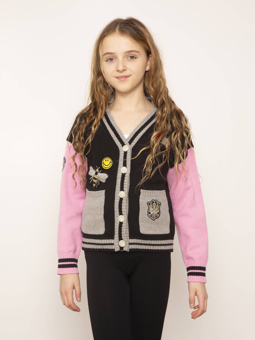 Iva Varsity Patch Cardigan