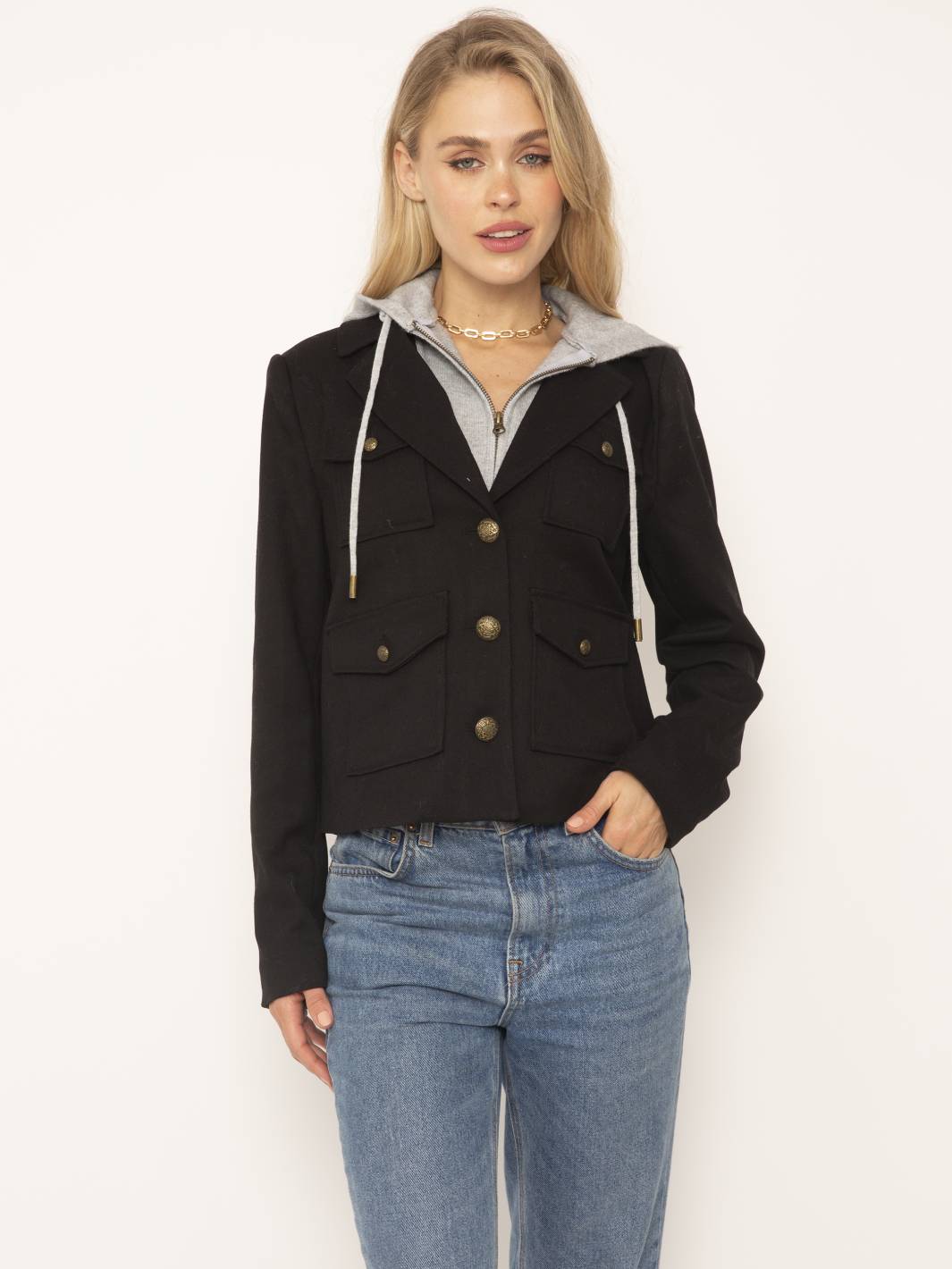 Arlo Cropped Dickie Jacket