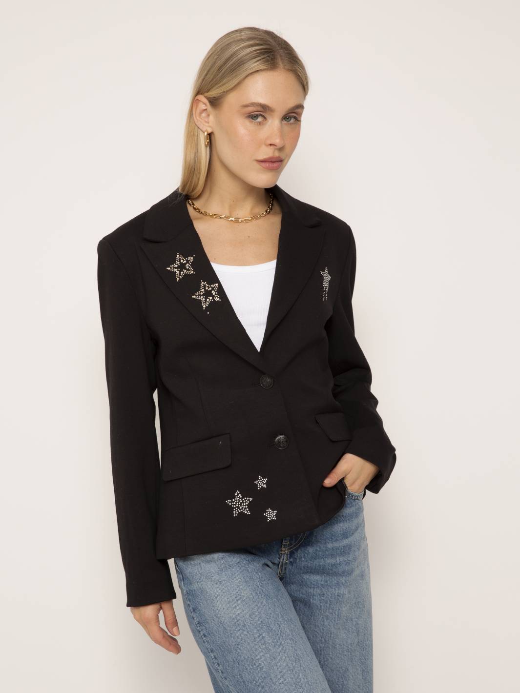 Junie Rhinestone Star Blazer