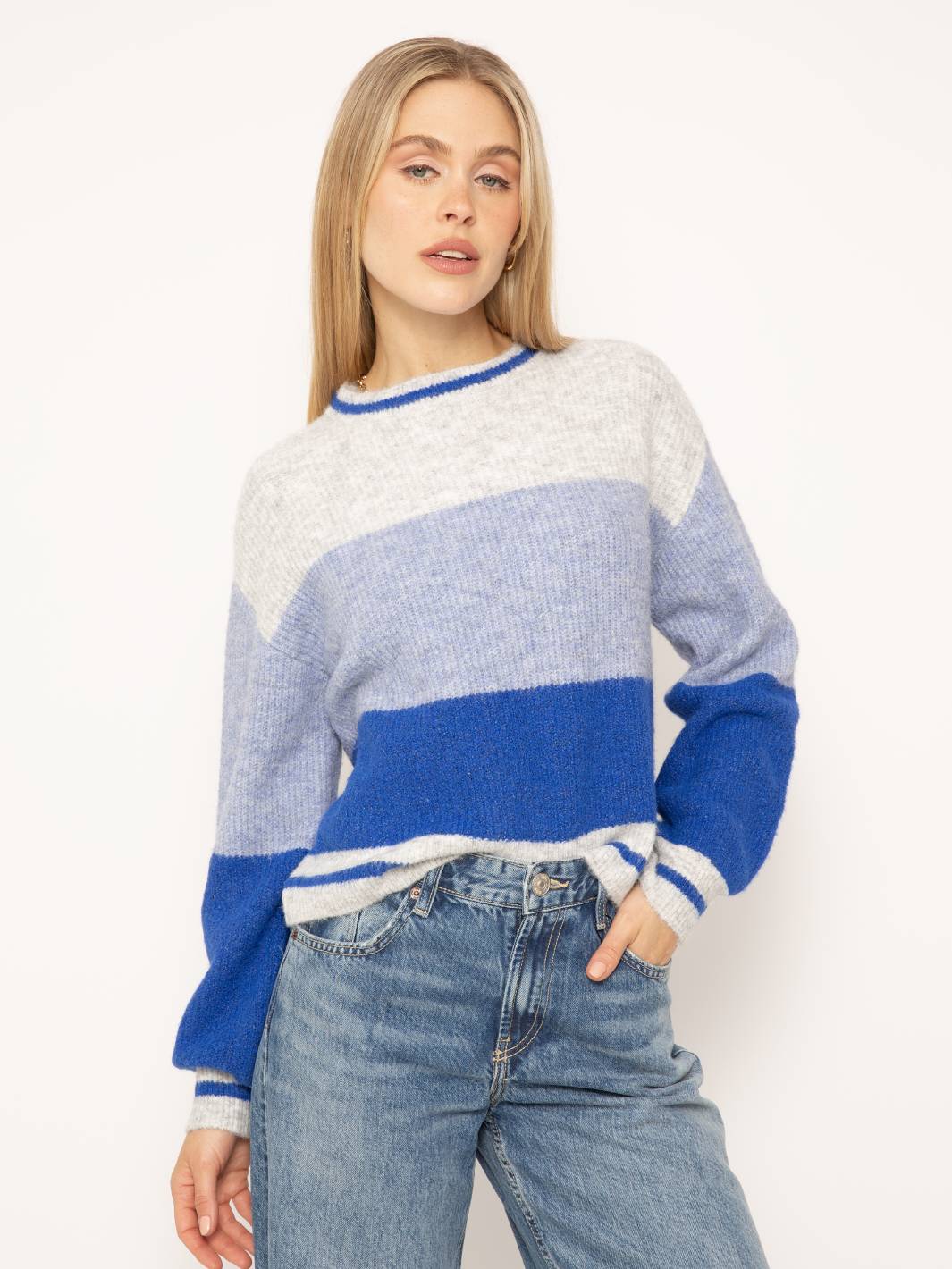 Indigo Stripe Sweater