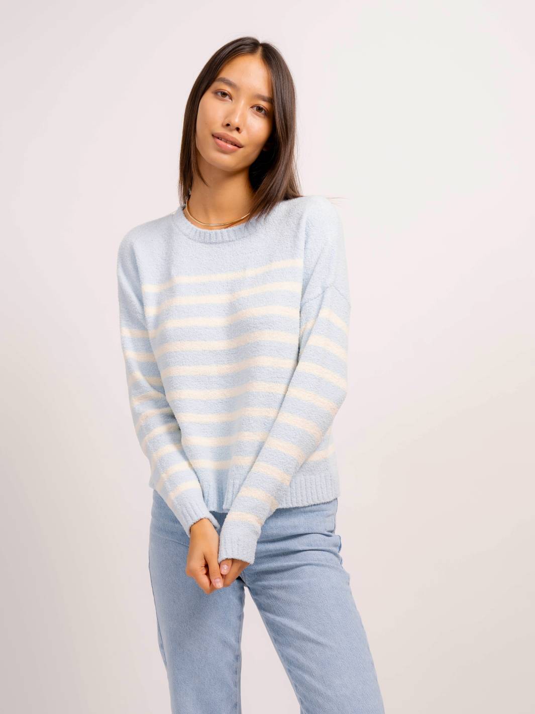 Bianca Striped Crewneck