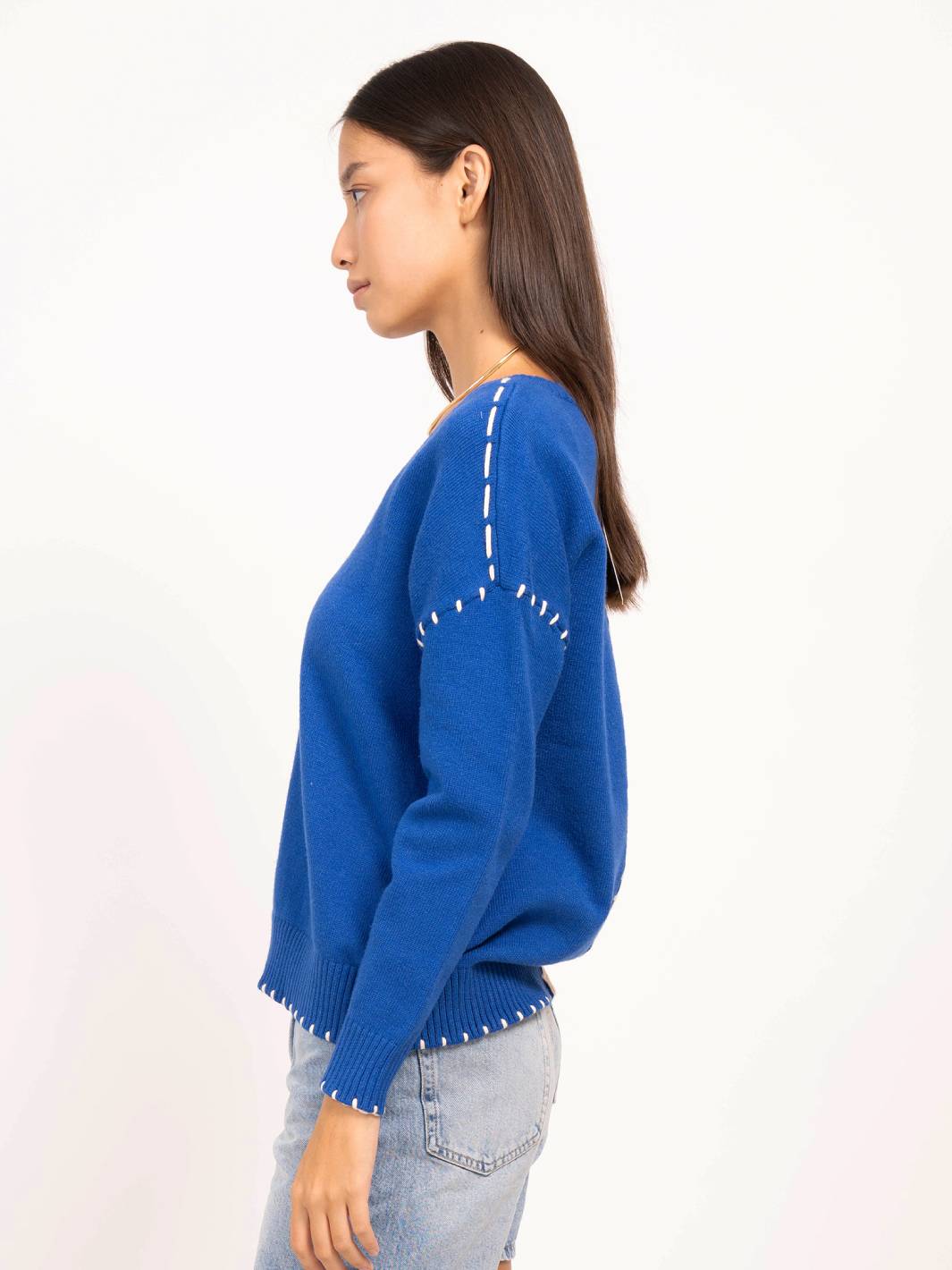 Mallory Dual Color Sweater