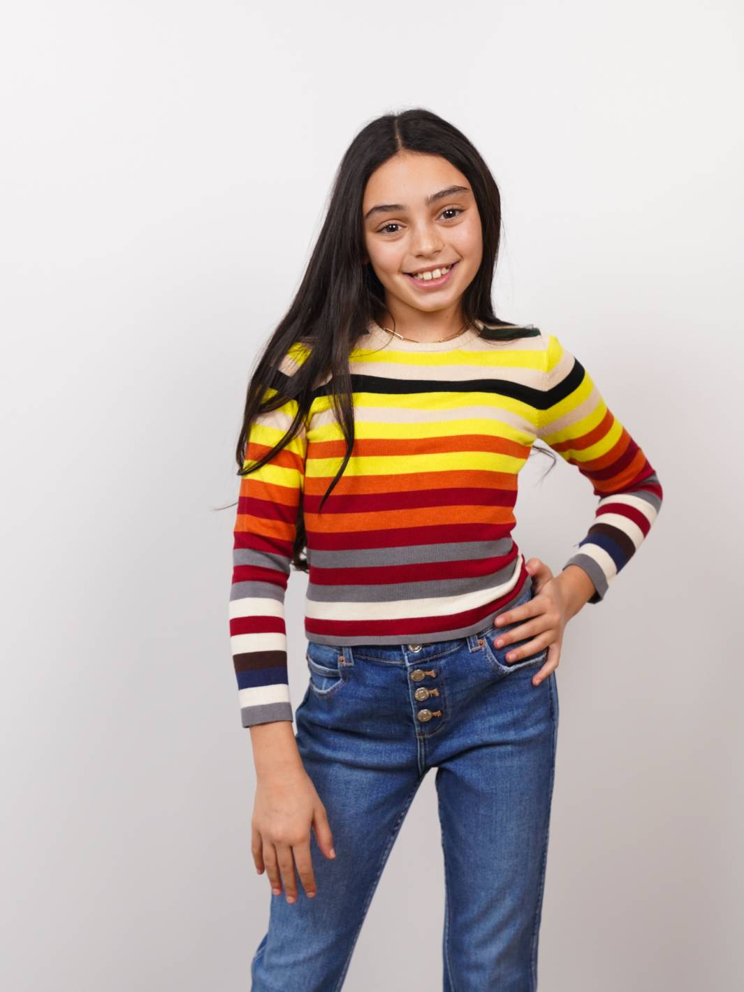 Willow Multicolor Stripe Sweater