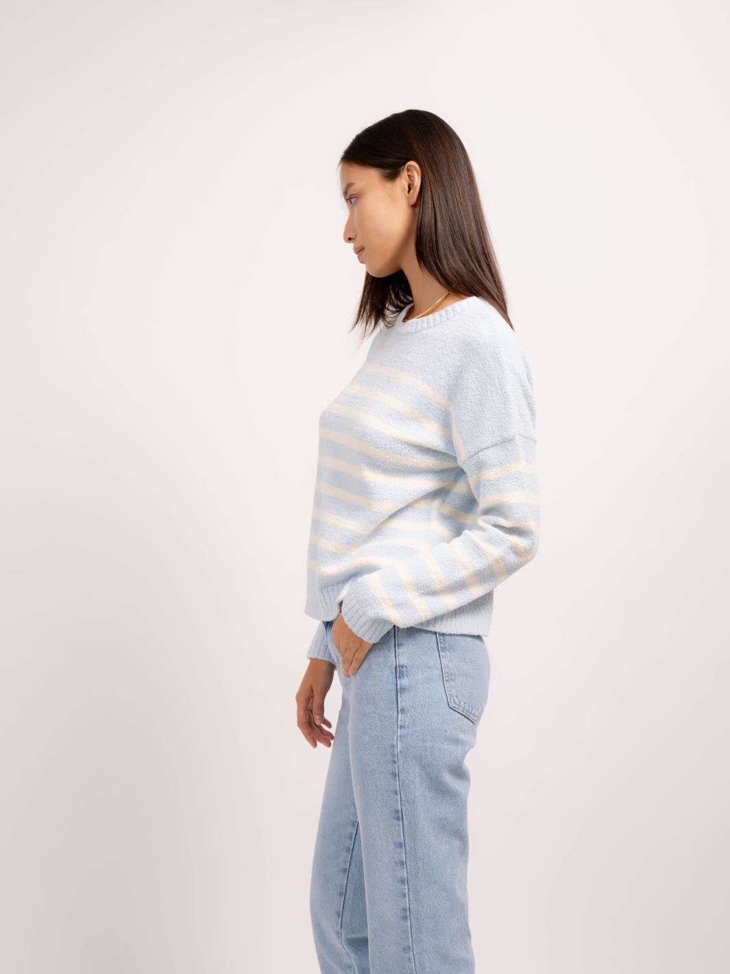 Bianca Striped Crewneck