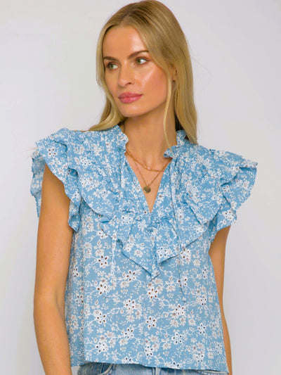 Celeste Ruffle Top