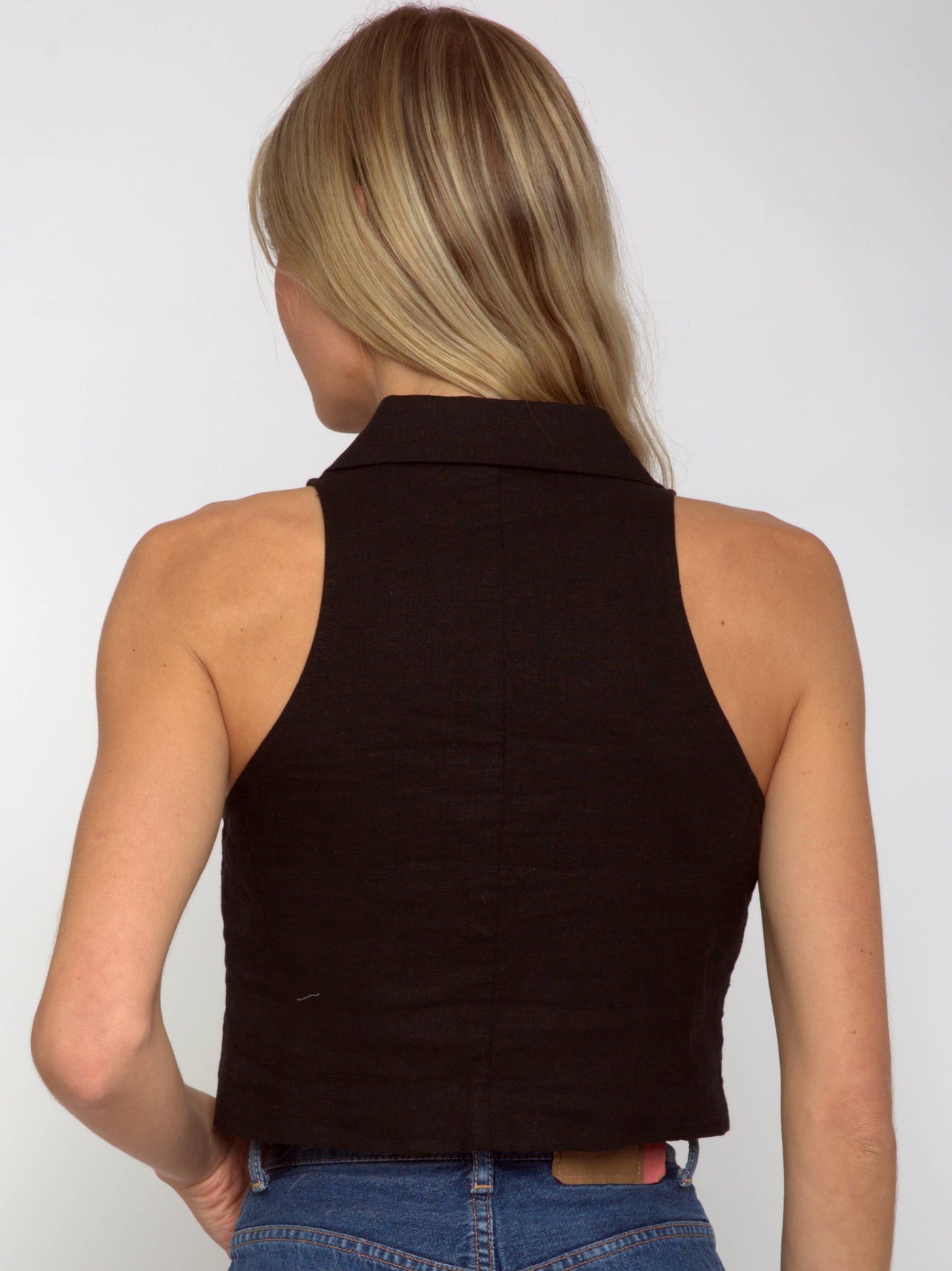 Daphne Linen Vest