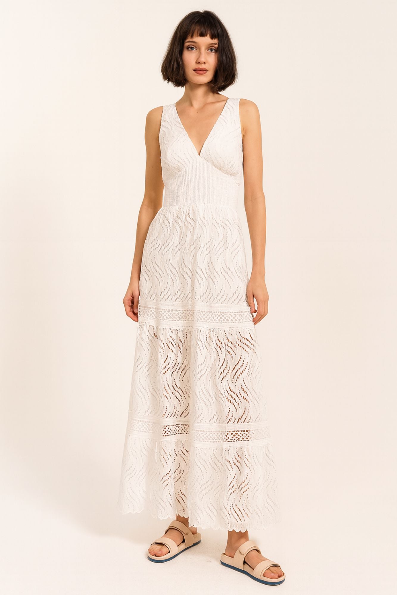 Lexie Eyelet Maxi Dress