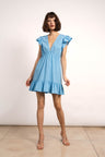Josie Empire Waist V-Neck A-Line Dress